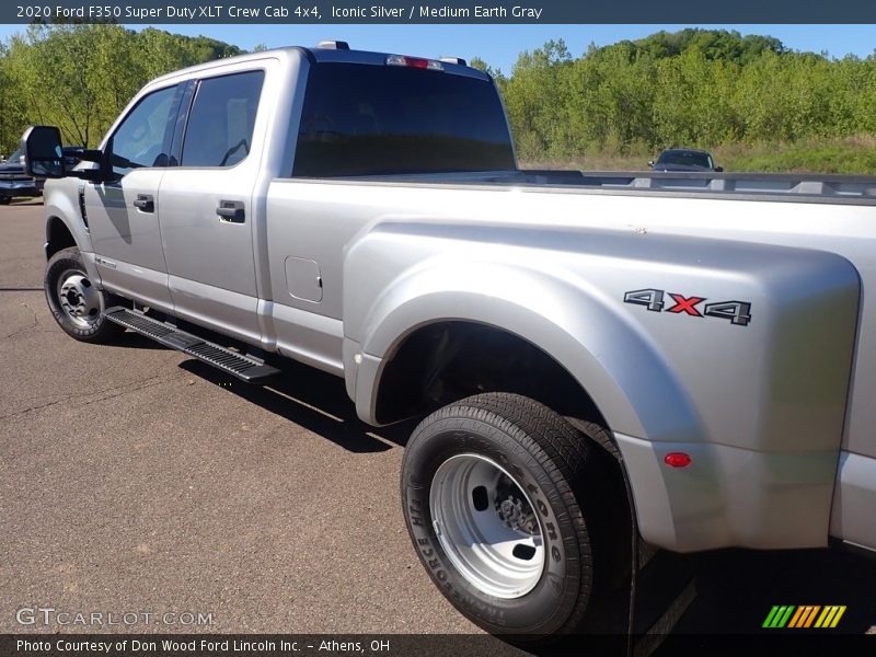 Iconic Silver / Medium Earth Gray 2020 Ford F350 Super Duty XLT Crew Cab 4x4