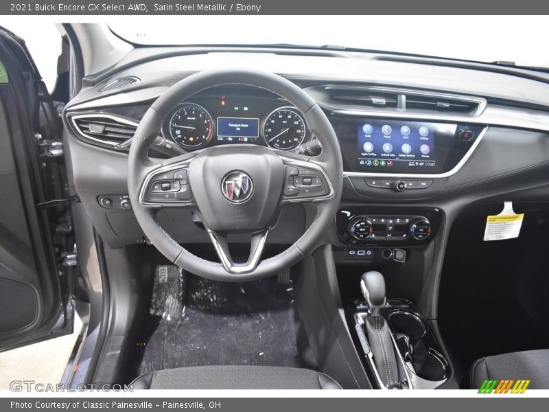 Satin Steel Metallic / Ebony 2021 Buick Encore GX Select AWD