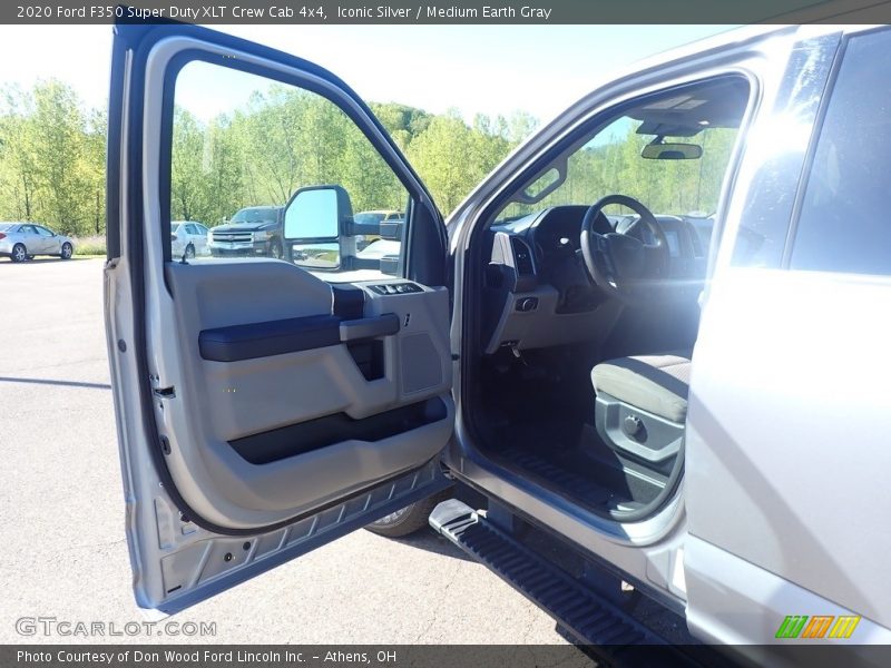 Iconic Silver / Medium Earth Gray 2020 Ford F350 Super Duty XLT Crew Cab 4x4