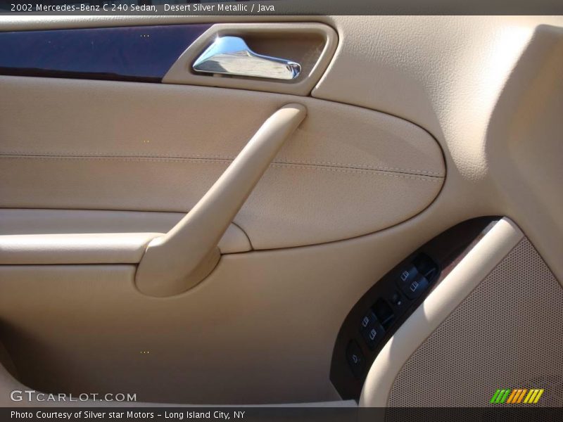 Desert Silver Metallic / Java 2002 Mercedes-Benz C 240 Sedan