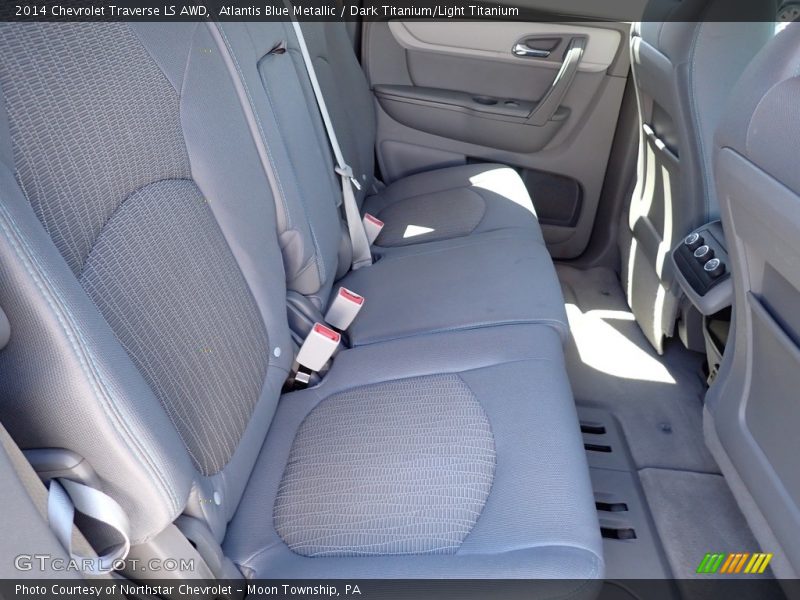 Atlantis Blue Metallic / Dark Titanium/Light Titanium 2014 Chevrolet Traverse LS AWD