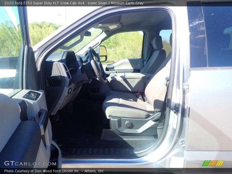 Iconic Silver / Medium Earth Gray 2020 Ford F350 Super Duty XLT Crew Cab 4x4