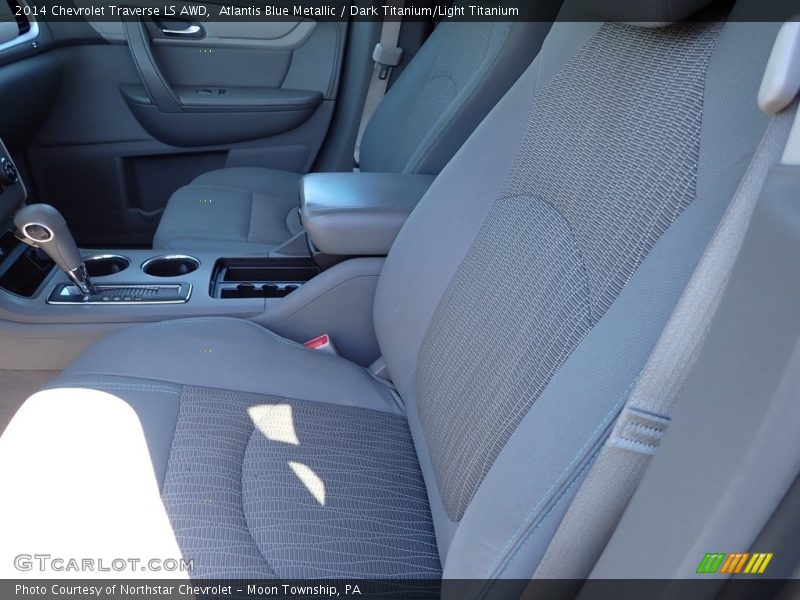Atlantis Blue Metallic / Dark Titanium/Light Titanium 2014 Chevrolet Traverse LS AWD