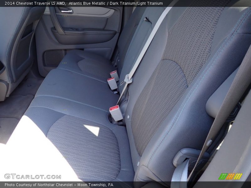 Atlantis Blue Metallic / Dark Titanium/Light Titanium 2014 Chevrolet Traverse LS AWD