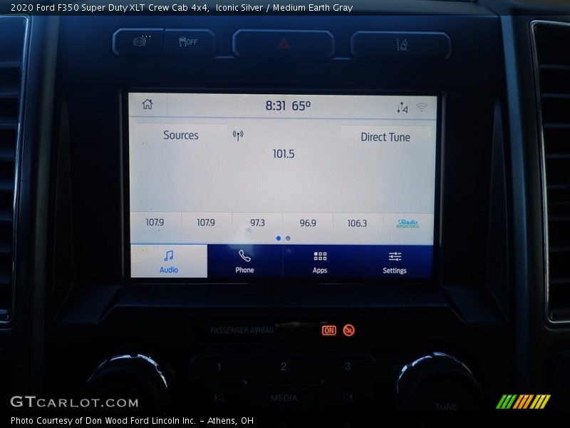 Iconic Silver / Medium Earth Gray 2020 Ford F350 Super Duty XLT Crew Cab 4x4