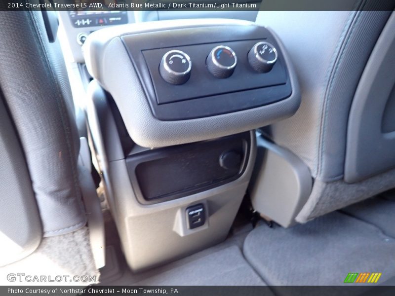 Atlantis Blue Metallic / Dark Titanium/Light Titanium 2014 Chevrolet Traverse LS AWD