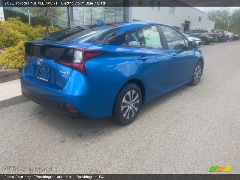 Electric Storm Blue / Black 2021 Toyota Prius XLE AWD-e