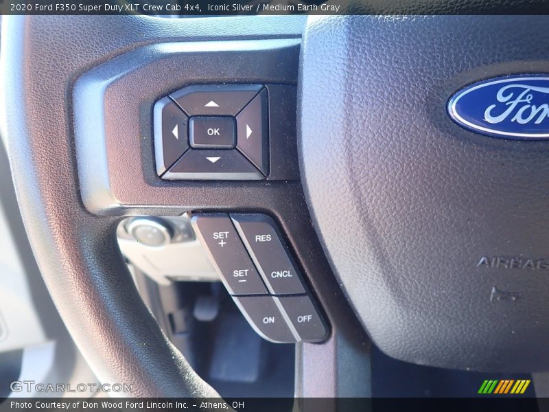 Iconic Silver / Medium Earth Gray 2020 Ford F350 Super Duty XLT Crew Cab 4x4