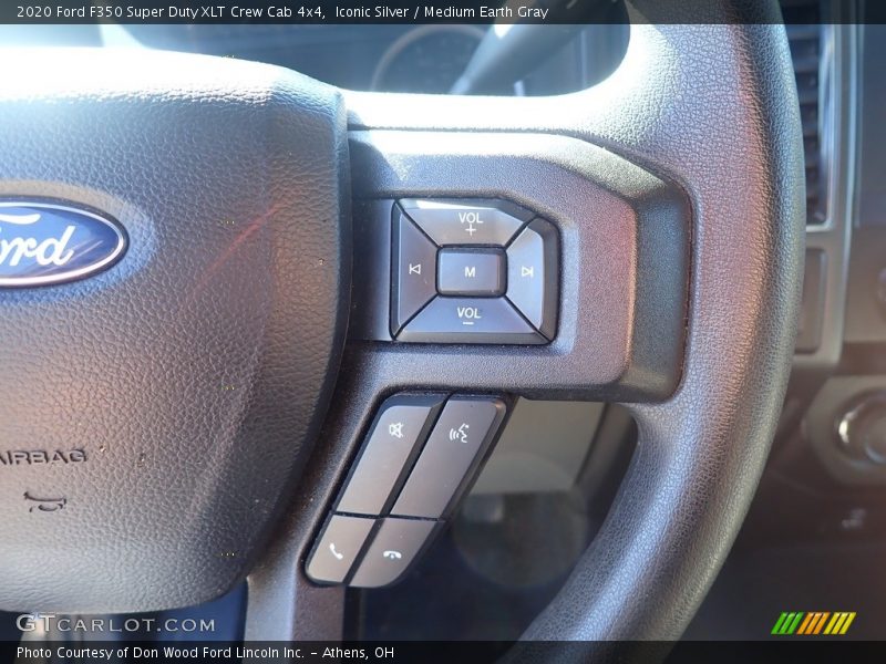 Iconic Silver / Medium Earth Gray 2020 Ford F350 Super Duty XLT Crew Cab 4x4
