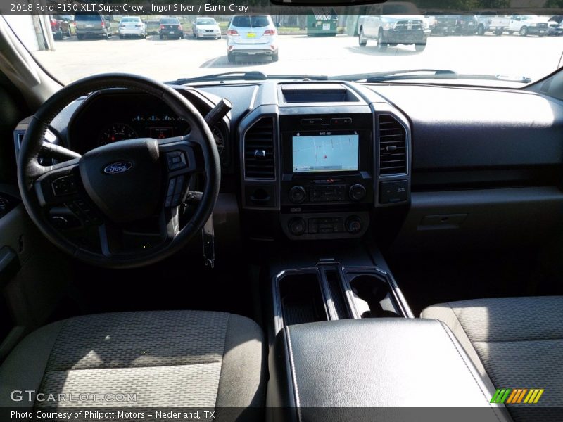 Ingot Silver / Earth Gray 2018 Ford F150 XLT SuperCrew