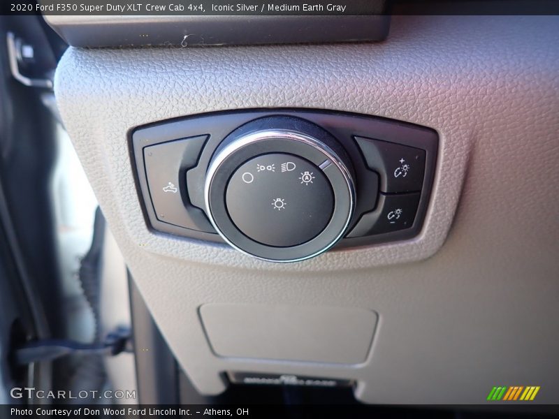 Iconic Silver / Medium Earth Gray 2020 Ford F350 Super Duty XLT Crew Cab 4x4