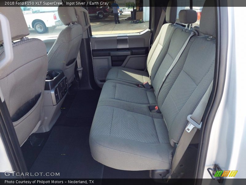 Ingot Silver / Earth Gray 2018 Ford F150 XLT SuperCrew