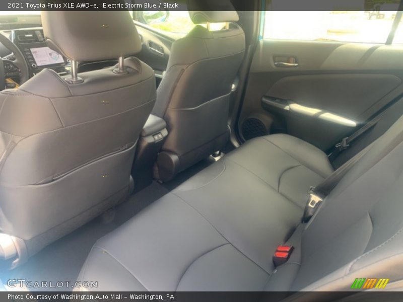 Rear Seat of 2021 Prius XLE AWD-e
