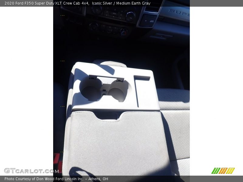 Iconic Silver / Medium Earth Gray 2020 Ford F350 Super Duty XLT Crew Cab 4x4