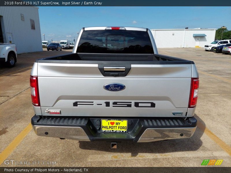 Ingot Silver / Earth Gray 2018 Ford F150 XLT SuperCrew