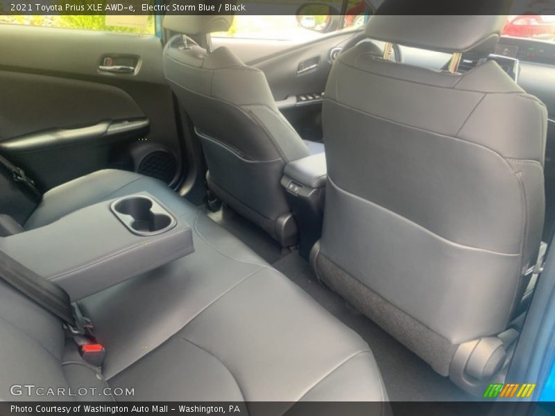 Rear Seat of 2021 Prius XLE AWD-e