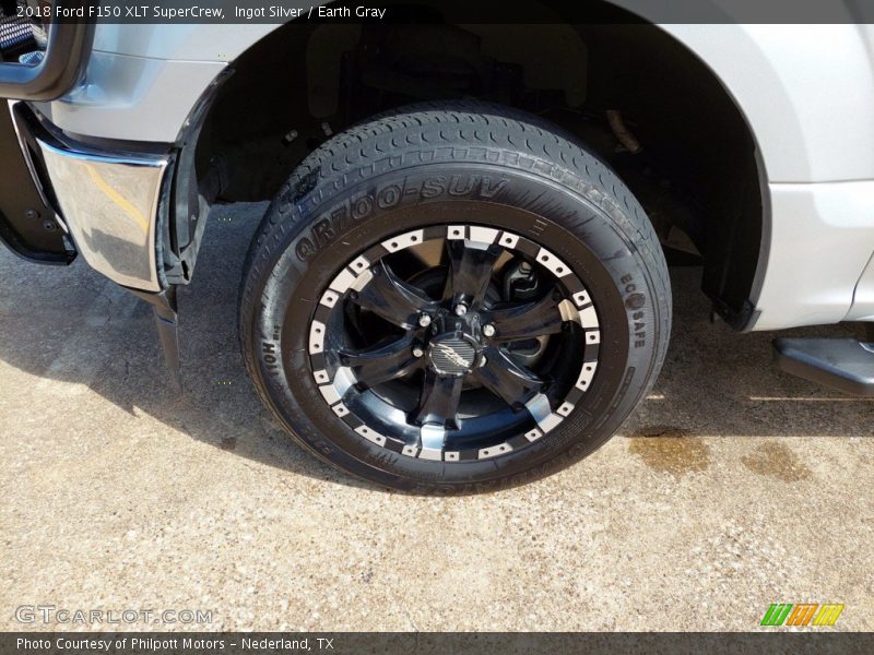 Ingot Silver / Earth Gray 2018 Ford F150 XLT SuperCrew