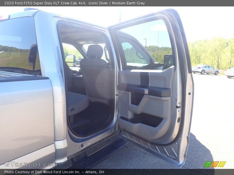 Iconic Silver / Medium Earth Gray 2020 Ford F350 Super Duty XLT Crew Cab 4x4