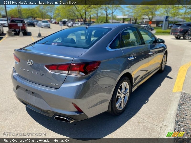 Machine Gray / Black 2018 Hyundai Sonata Limited