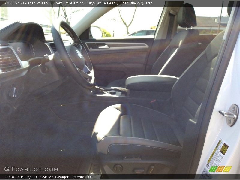 Oryx White Pearl / Titan Black/Quartz 2021 Volkswagen Atlas SEL Premium 4Motion