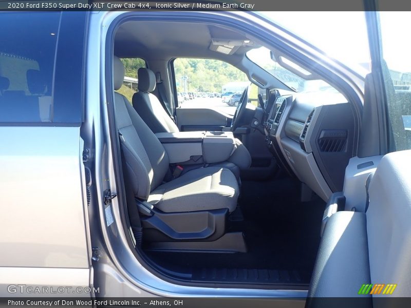 Iconic Silver / Medium Earth Gray 2020 Ford F350 Super Duty XLT Crew Cab 4x4