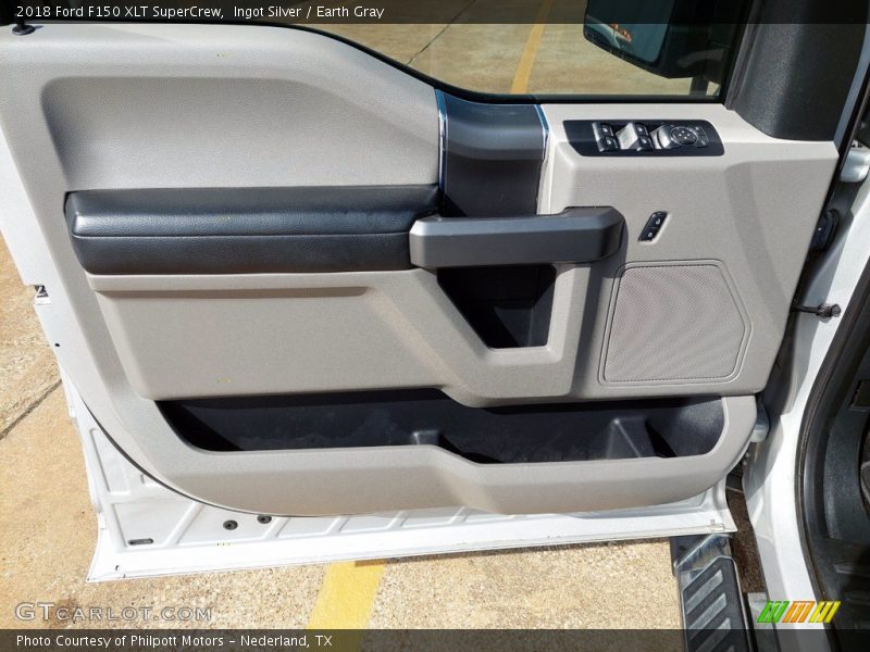 Ingot Silver / Earth Gray 2018 Ford F150 XLT SuperCrew