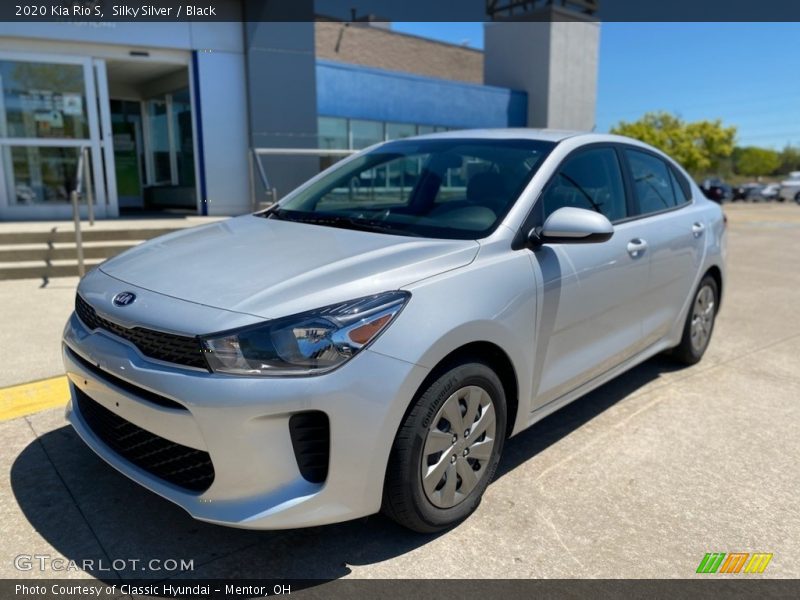 Silky Silver / Black 2020 Kia Rio S