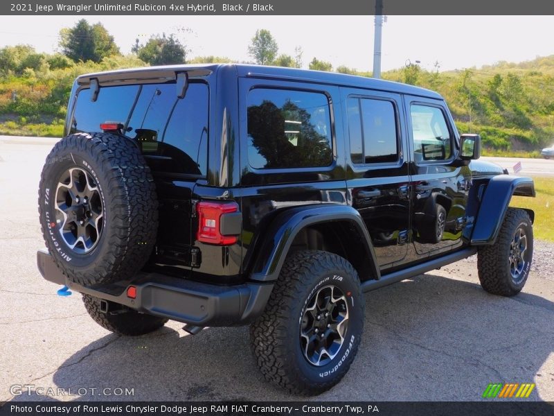 Black / Black 2021 Jeep Wrangler Unlimited Rubicon 4xe Hybrid