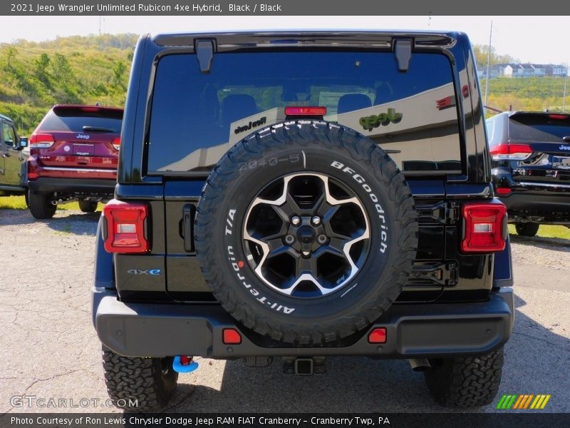 Black / Black 2021 Jeep Wrangler Unlimited Rubicon 4xe Hybrid