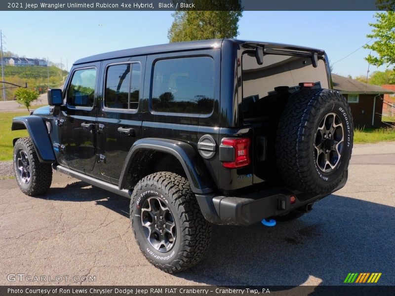 Black / Black 2021 Jeep Wrangler Unlimited Rubicon 4xe Hybrid