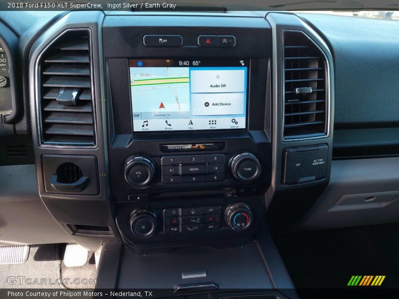 Ingot Silver / Earth Gray 2018 Ford F150 XLT SuperCrew
