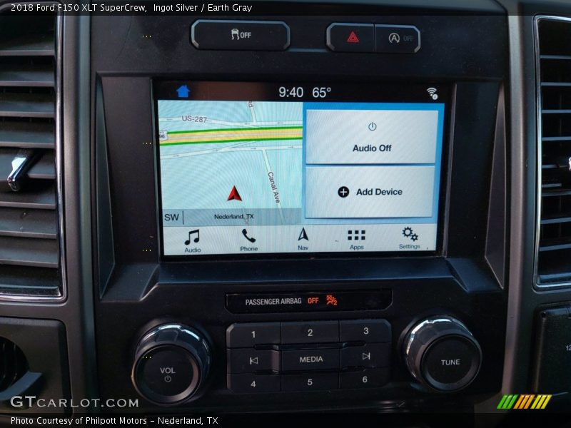 Ingot Silver / Earth Gray 2018 Ford F150 XLT SuperCrew