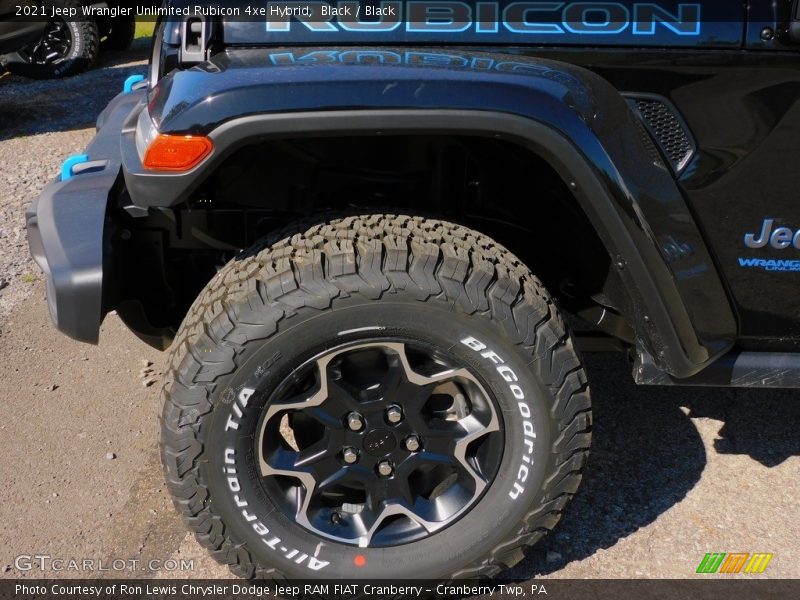 Black / Black 2021 Jeep Wrangler Unlimited Rubicon 4xe Hybrid