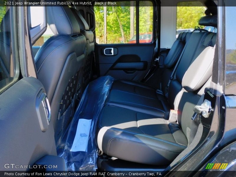 Black / Black 2021 Jeep Wrangler Unlimited Rubicon 4xe Hybrid