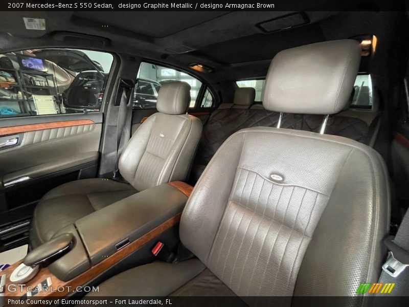 designo Graphite Metallic / designo Armagnac Brown 2007 Mercedes-Benz S 550 Sedan
