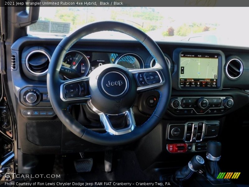 Black / Black 2021 Jeep Wrangler Unlimited Rubicon 4xe Hybrid