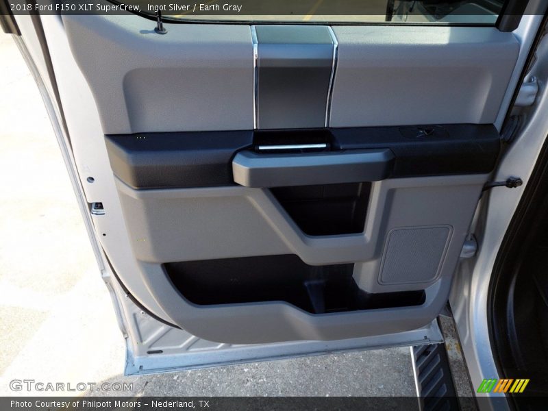 Ingot Silver / Earth Gray 2018 Ford F150 XLT SuperCrew