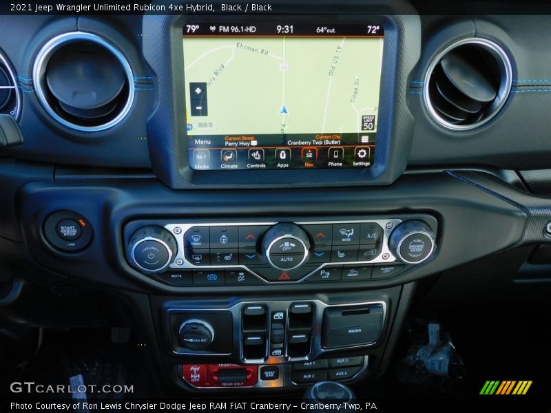 Black / Black 2021 Jeep Wrangler Unlimited Rubicon 4xe Hybrid