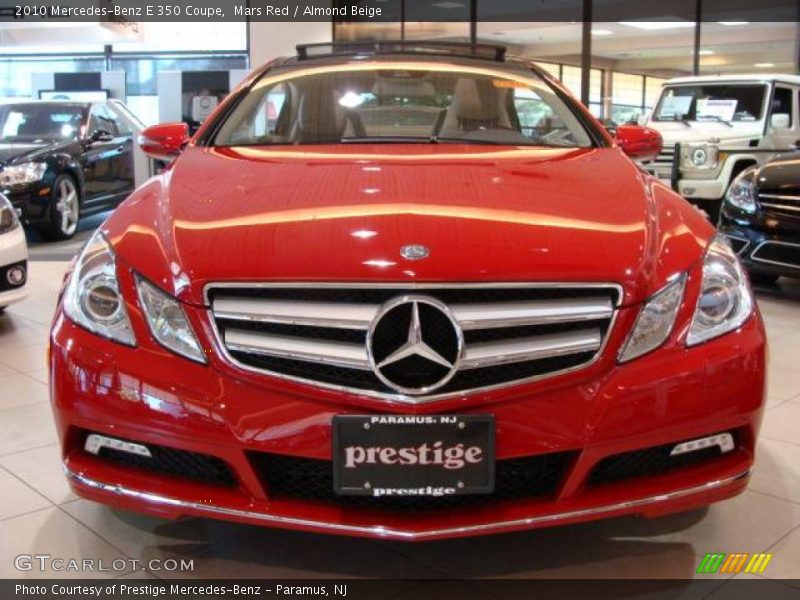 Mars Red / Almond Beige 2010 Mercedes-Benz E 350 Coupe