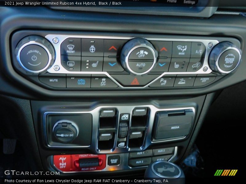 Black / Black 2021 Jeep Wrangler Unlimited Rubicon 4xe Hybrid