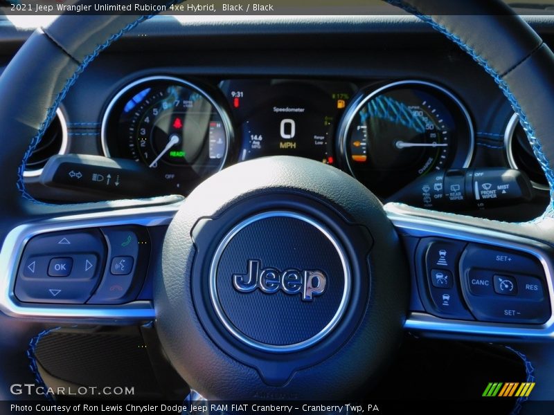 Black / Black 2021 Jeep Wrangler Unlimited Rubicon 4xe Hybrid