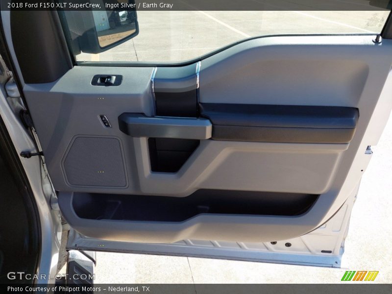 Ingot Silver / Earth Gray 2018 Ford F150 XLT SuperCrew