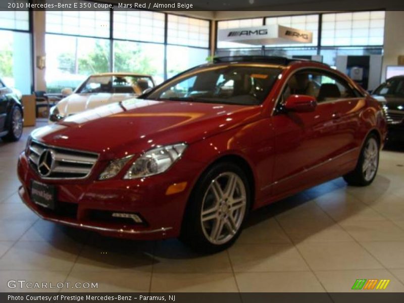 Mars Red / Almond Beige 2010 Mercedes-Benz E 350 Coupe