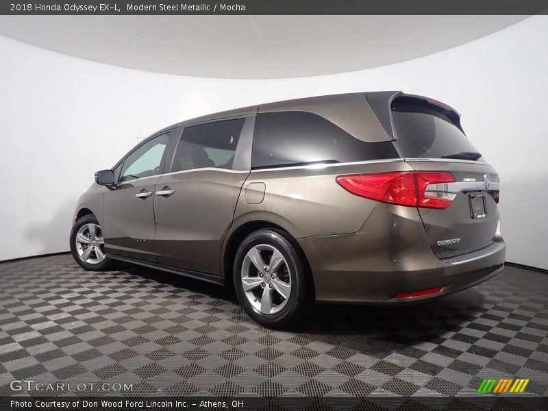 Modern Steel Metallic / Mocha 2018 Honda Odyssey EX-L