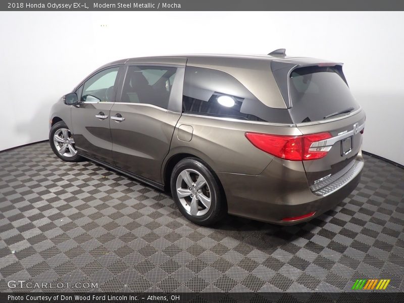 Modern Steel Metallic / Mocha 2018 Honda Odyssey EX-L