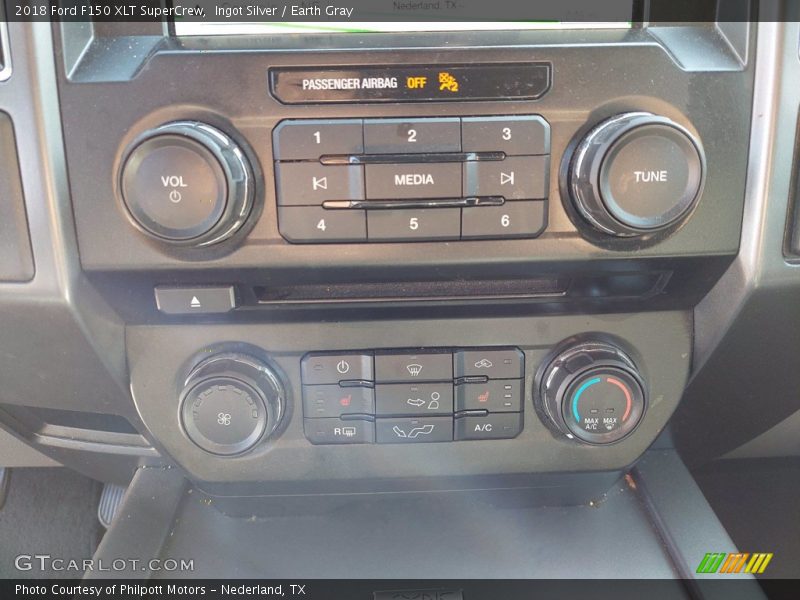 Ingot Silver / Earth Gray 2018 Ford F150 XLT SuperCrew