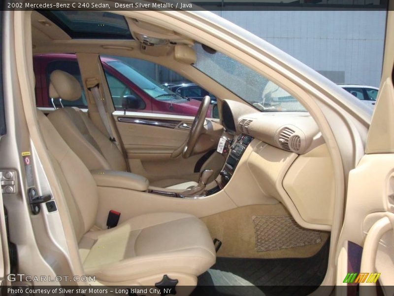 Desert Silver Metallic / Java 2002 Mercedes-Benz C 240 Sedan