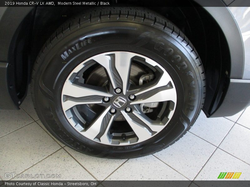 Modern Steel Metallic / Black 2019 Honda CR-V LX AWD