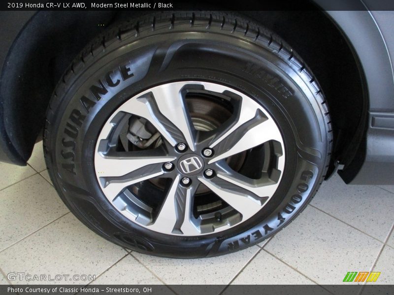 Modern Steel Metallic / Black 2019 Honda CR-V LX AWD