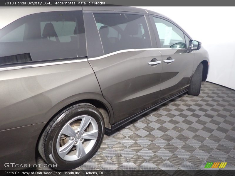 Modern Steel Metallic / Mocha 2018 Honda Odyssey EX-L